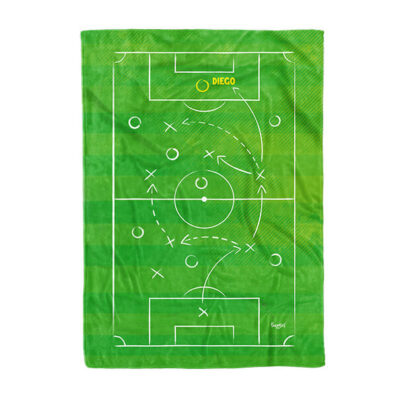 Cobija de campo de fútbol soccer personalizada