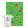 Kit de Navidad para bebé el grinch personalizado