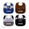 Baberos impermeables de star wars personalizados